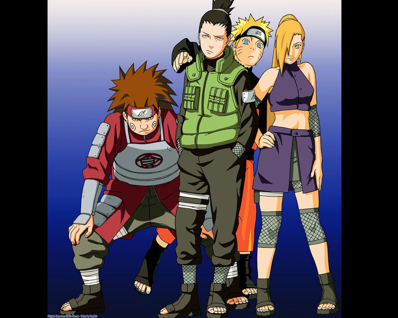 Three Anime Characters — Blue, Determined, Anime Characters