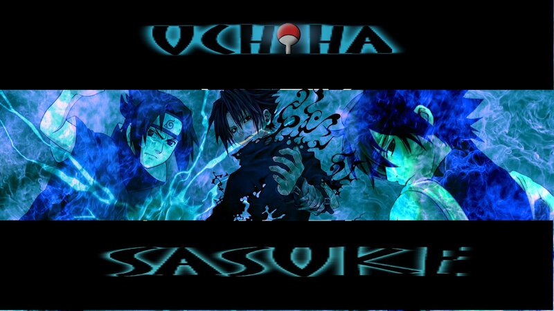 Three Anime Characters — Blue, Dramatic, Lightning, Chakra