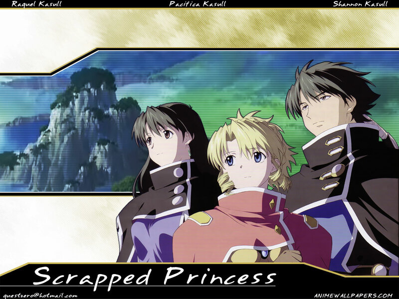 Three Anime Characters — Blue, Dramatic, Mountain