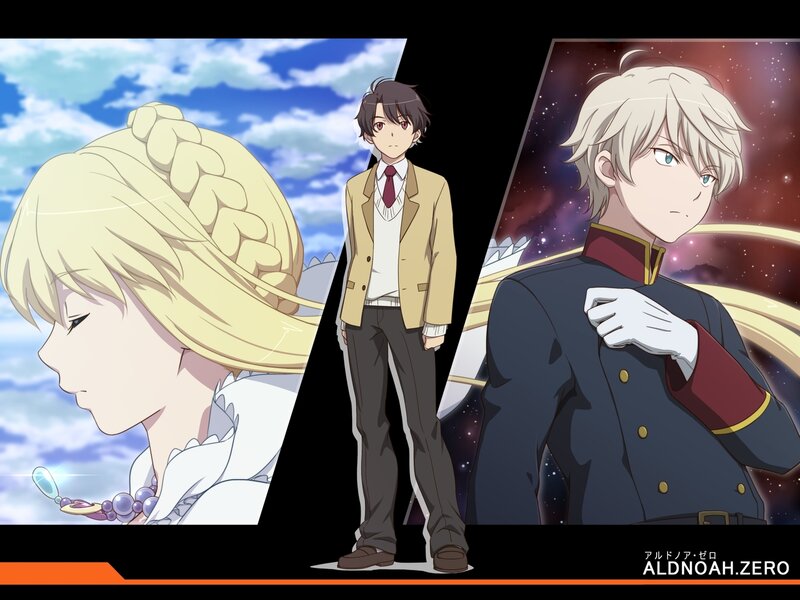 Three Anime Characters — Blue, Dramatic, Night, Braided Hair