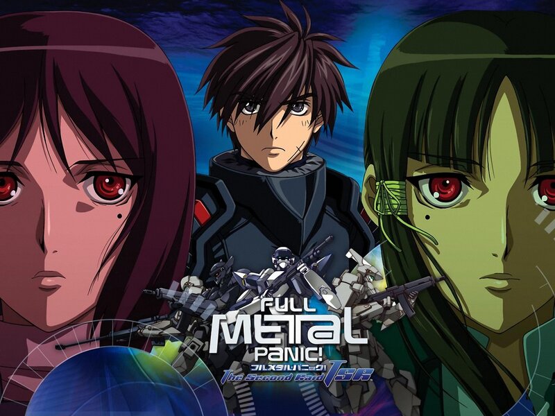 Three Anime Characters — Blue, Dramatic, Night, Mechs