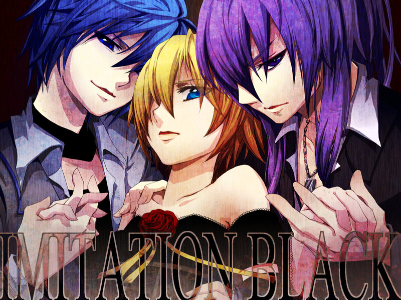 Three Anime Characters — Blue, Dramatic, Rose