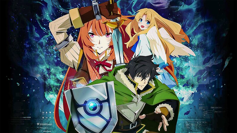 Three Anime Characters — Blue, Dramatic, Sword, Shield