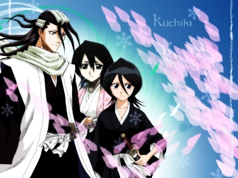 Three Anime Characters — Blue, Dramatic, Winter