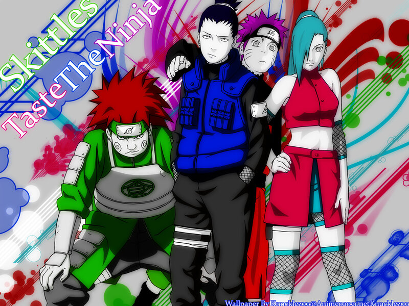 Three Anime Characters — Blue, Dynamic, Digital Art, Anime Characters