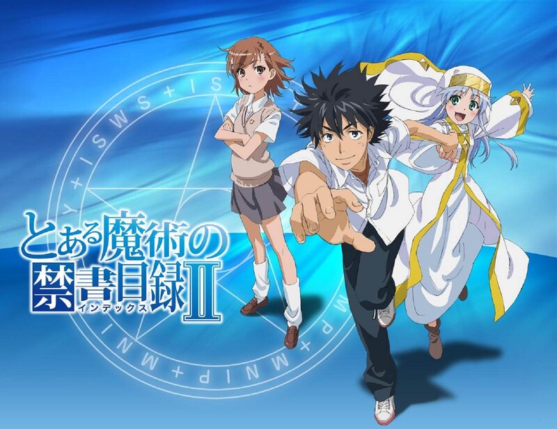 Three Anime Characters — Blue, Dynamic, Magic Circle