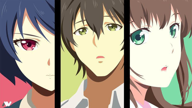 Three Anime Characters — Blue, Neutral, Eyes