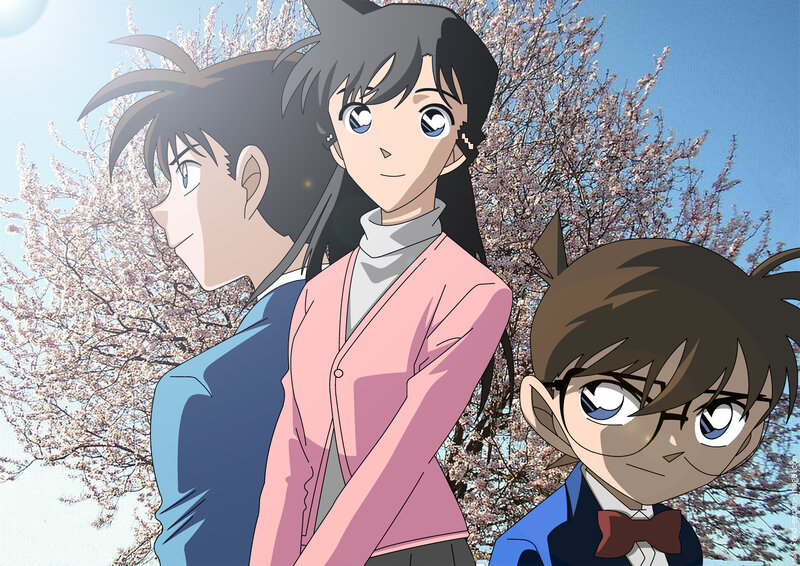 Three Anime Characters — Blue, Serene