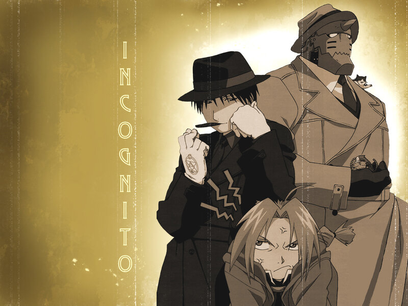 Three Anime Characters — Brown, Dramatic, Hat