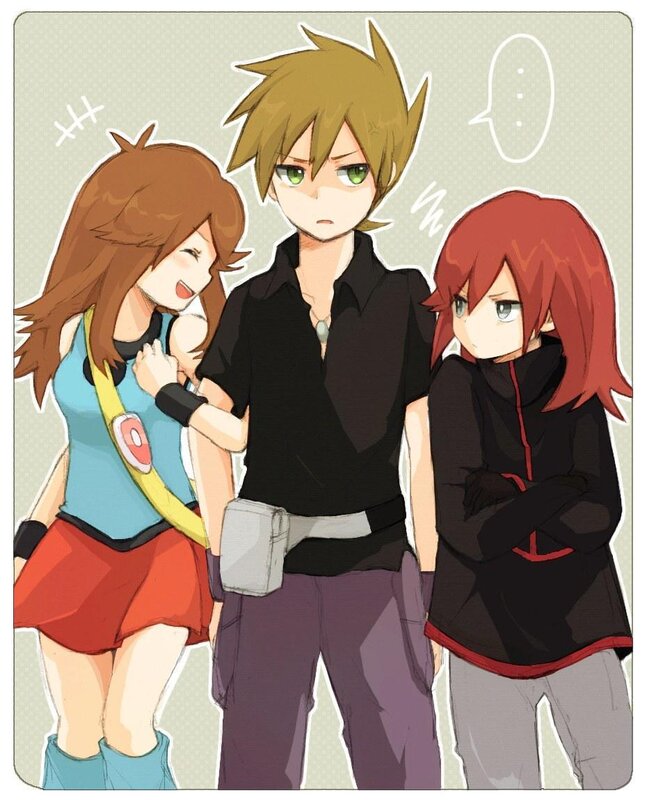 Three Anime Characters — Brown, Neutral, Girl