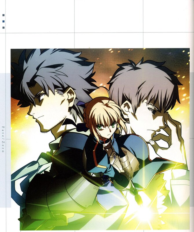 Three Anime Characters — Green, Dramatic, Armor