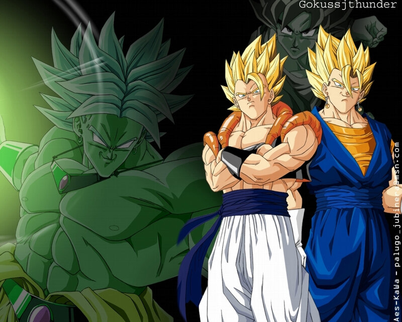 Three Anime Characters — Green, Dramatic, Green Character