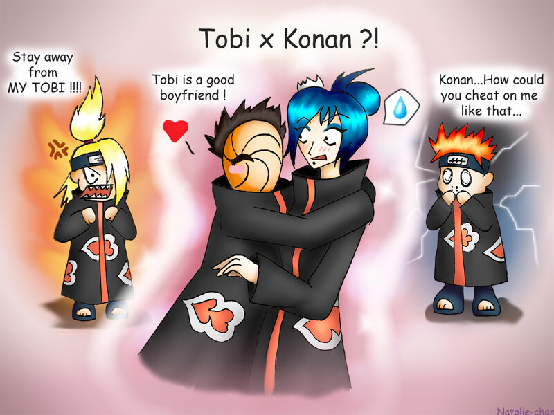 Three Anime Characters Hugging — Black