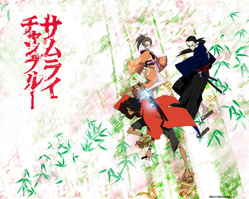 Three Anime Characters in Motion