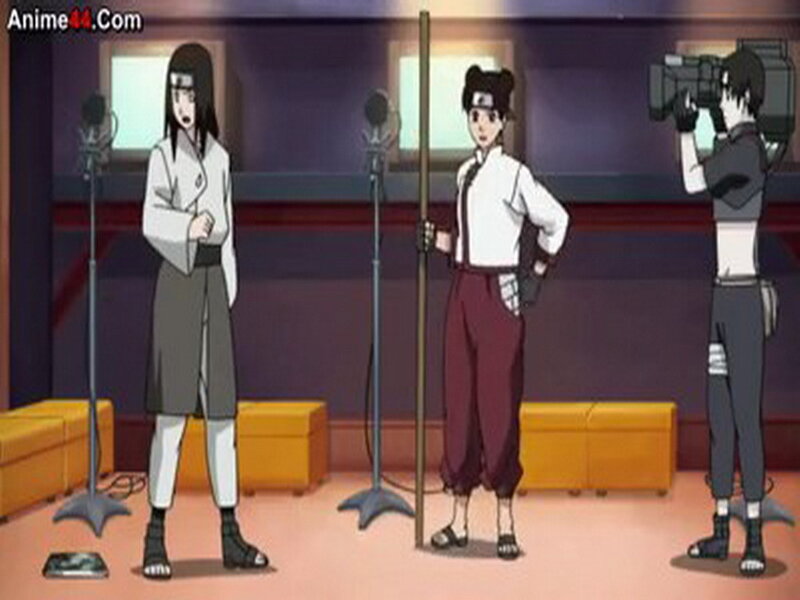 Three Anime Characters in Studio