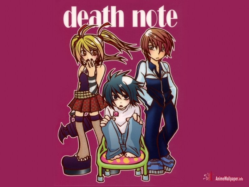 Three Anime Characters — Magenta