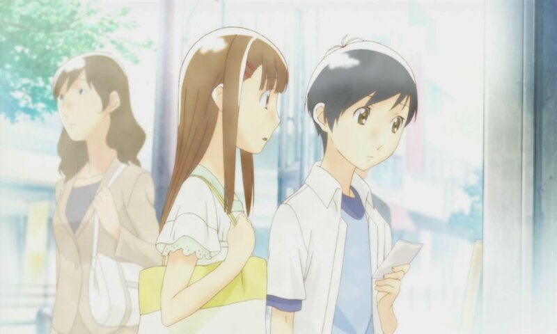 Three Anime Characters on Street