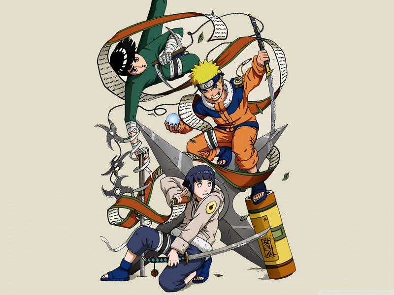 Three Anime Characters — Orange, Action