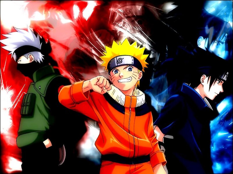 Three Anime Characters — Orange, Dramatic, Action