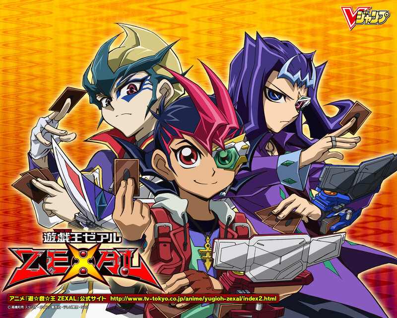 Three Anime Characters — Orange, Dramatic, Cards