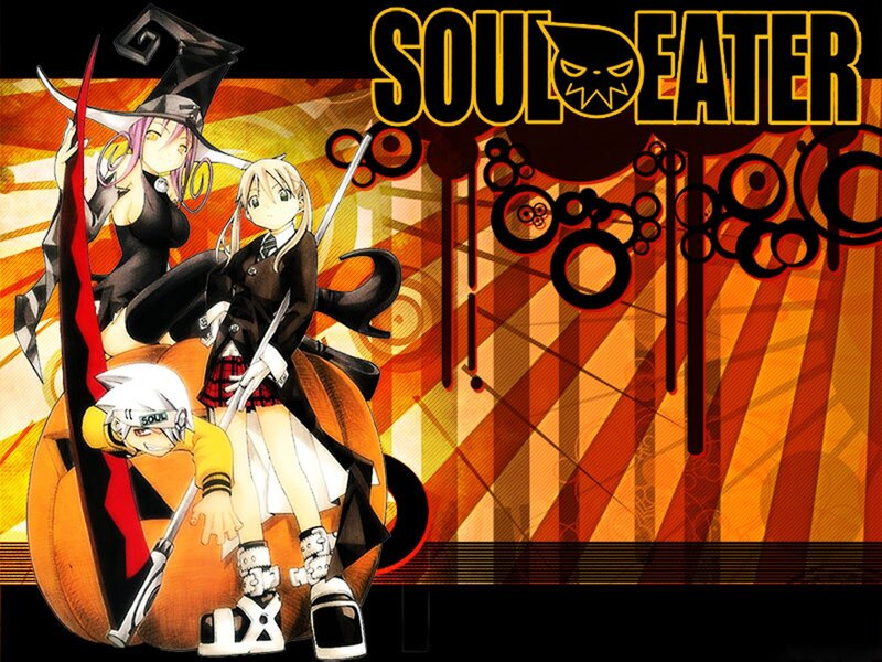 Three Anime Characters — Orange, Dramatic, Witch Hat, Scythe