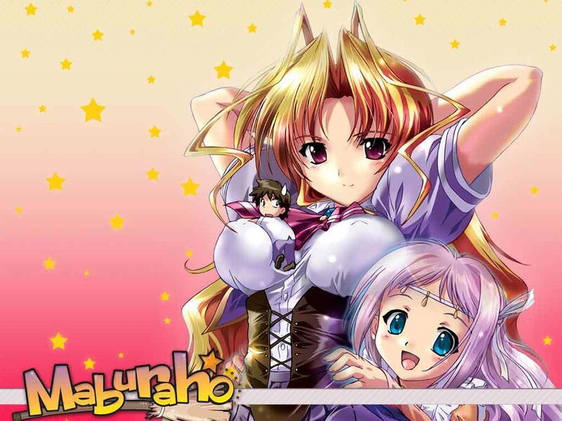Three Anime Characters — Pink, Cheerful