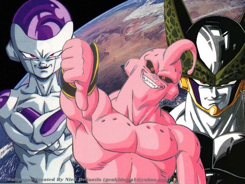 Three Anime Characters — Pink, Dramatic, Planet