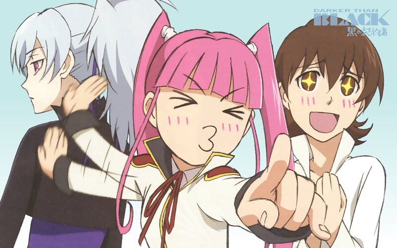 Three Anime Characters — Pink, Playful, Anime Characters