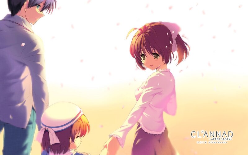 Three Anime Characters — Pink, Serene, Spring, Cherry Blossoms