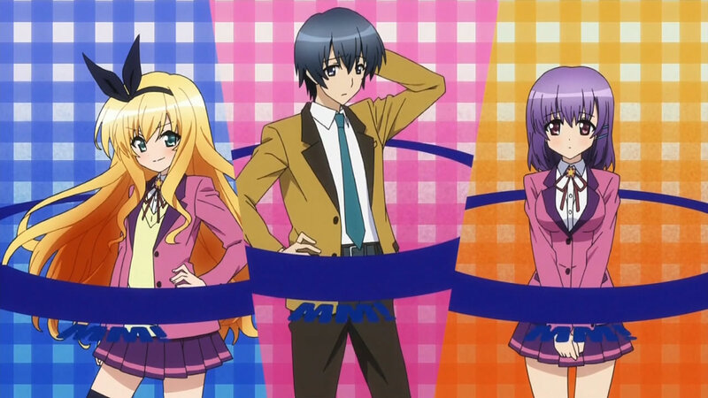 Three Anime Characters — Pink
