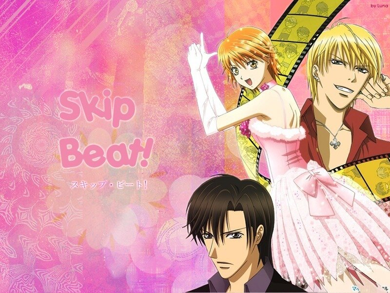 Three Anime Characters — Pink, Vibrant