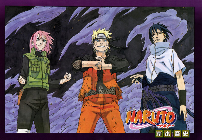 Three Anime Characters — Purple, Dramatic, Manga, Anime Characters