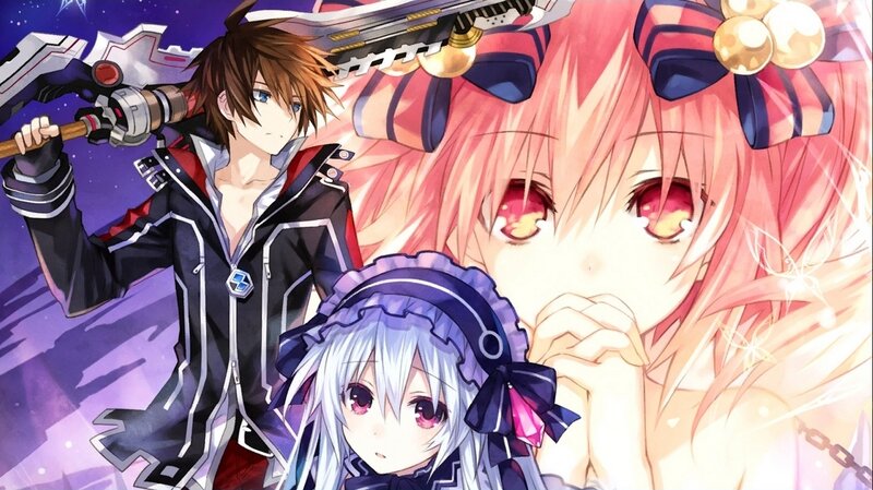 Three Anime Characters — Purple, Dramatic, Night, Sword, Magic