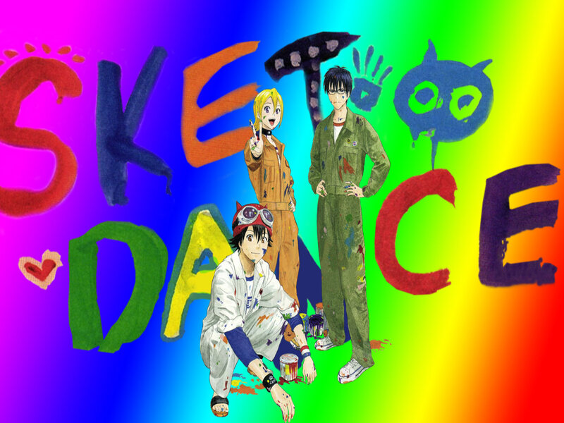 Three Anime Characters — Rainbow