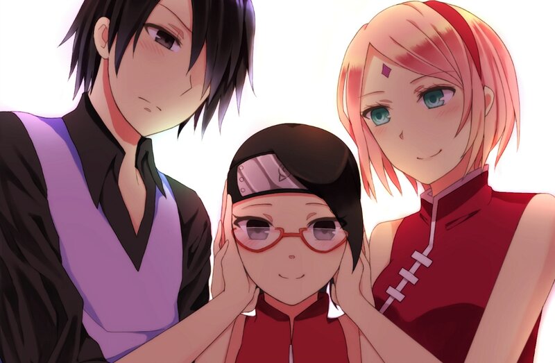 Three Anime Characters — Red, Calm, Glasses