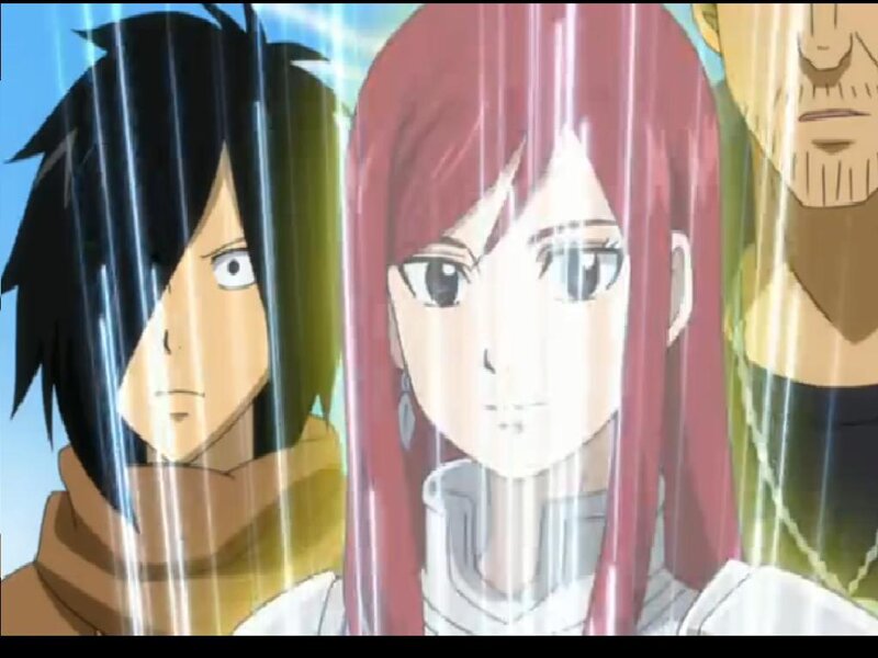 Three Anime Characters — Red, Dramatic, Afternoon