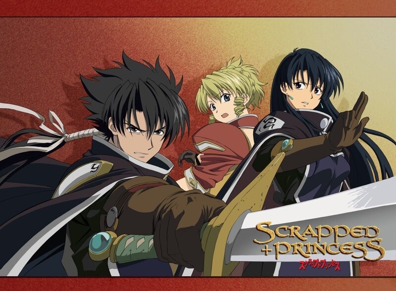 Three Anime Characters — Red, Dramatic, Sword, Cape