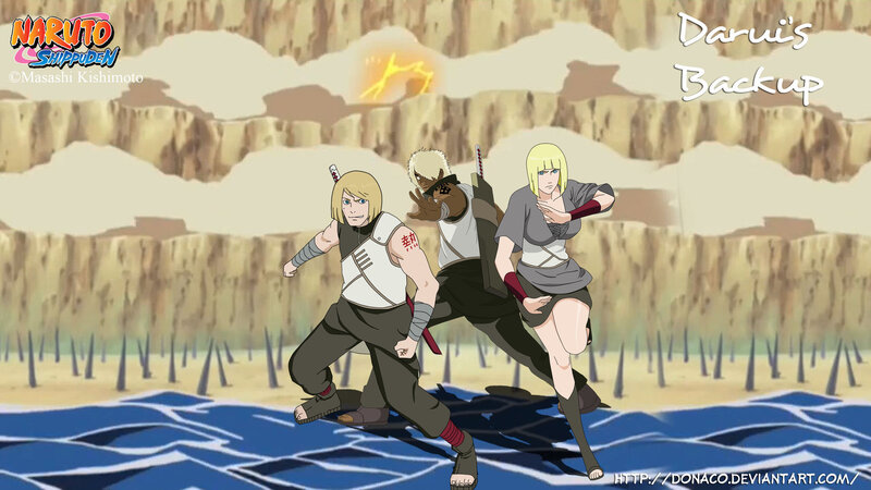 Three Anime Characters Running — Blue, Action