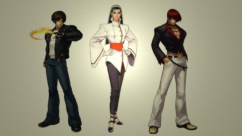 Three Anime Characters — White, Confident