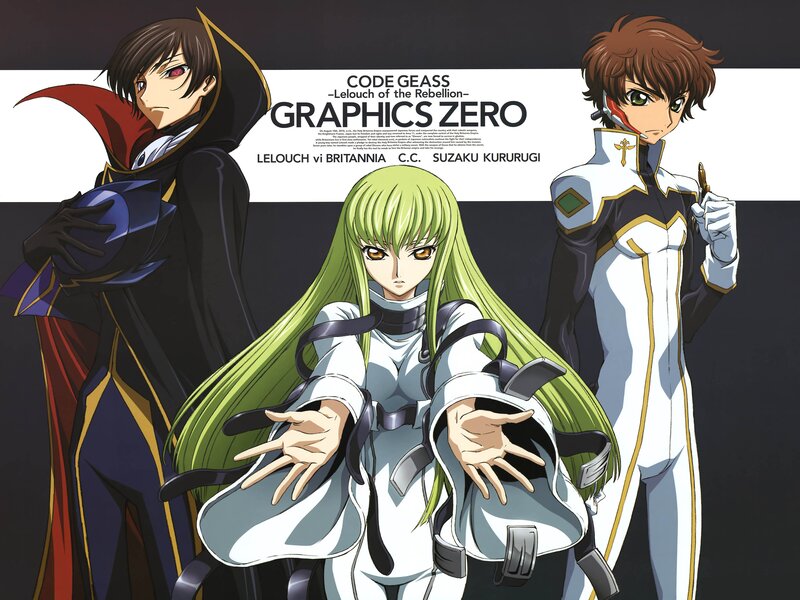 Three Anime Characters — White, Dramatic, Green-haired Woman