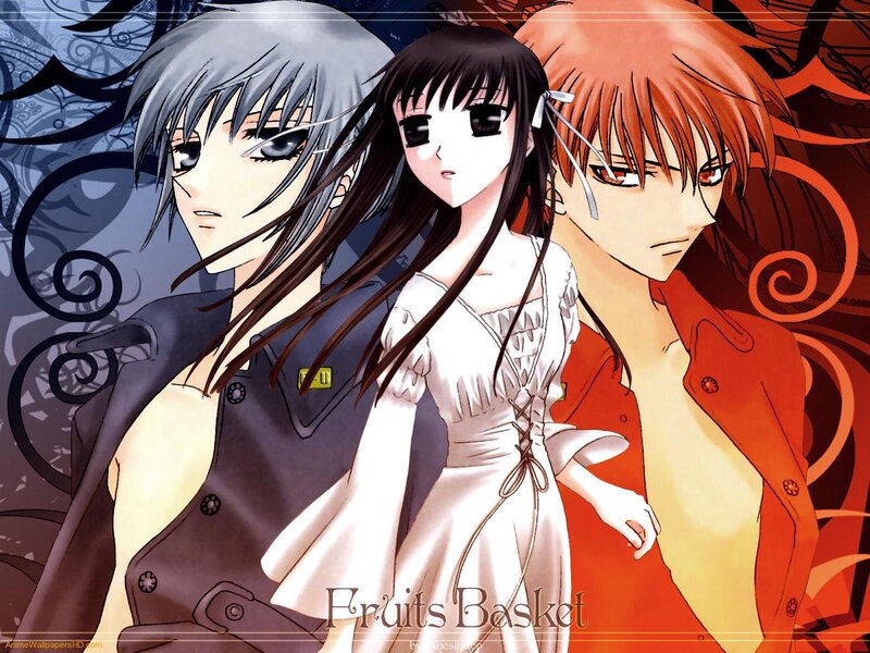 Three Anime Characters — White, Dramatic, Manga