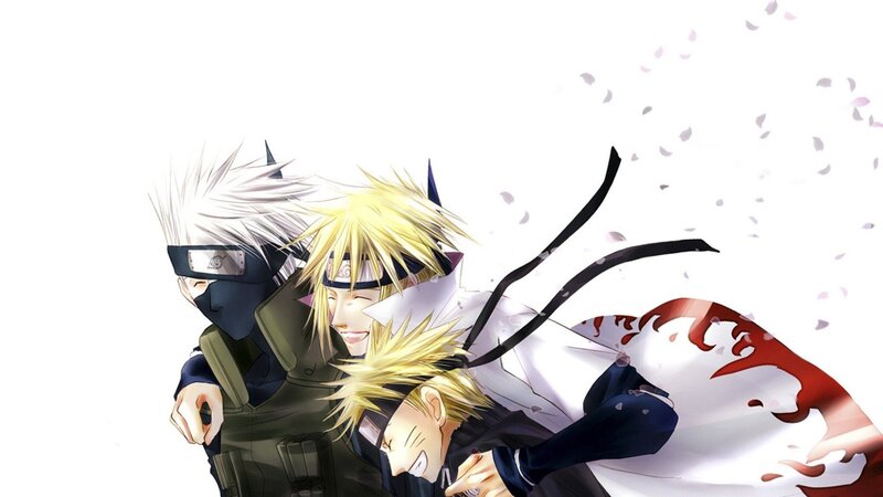 Three Anime Characters — White, Dramatic, Spring