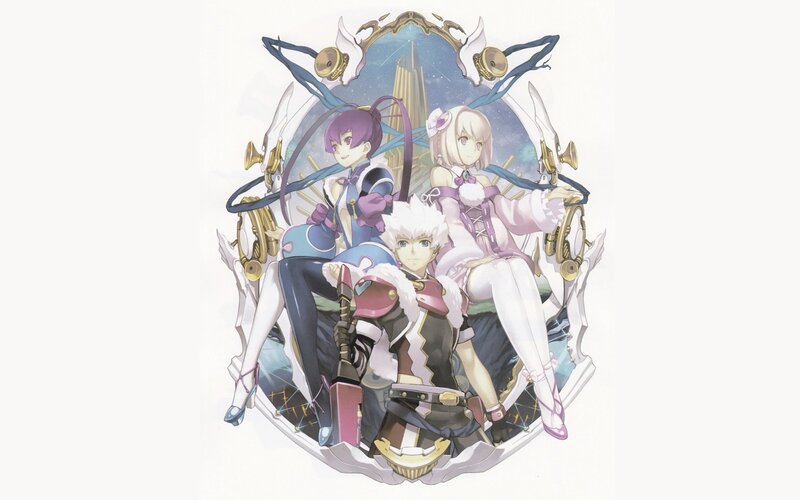 Three Anime Characters — White, Dramatic, Sword, Magic