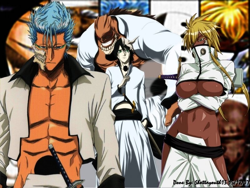 Three Anime Characters — White, Dramatic, Swords