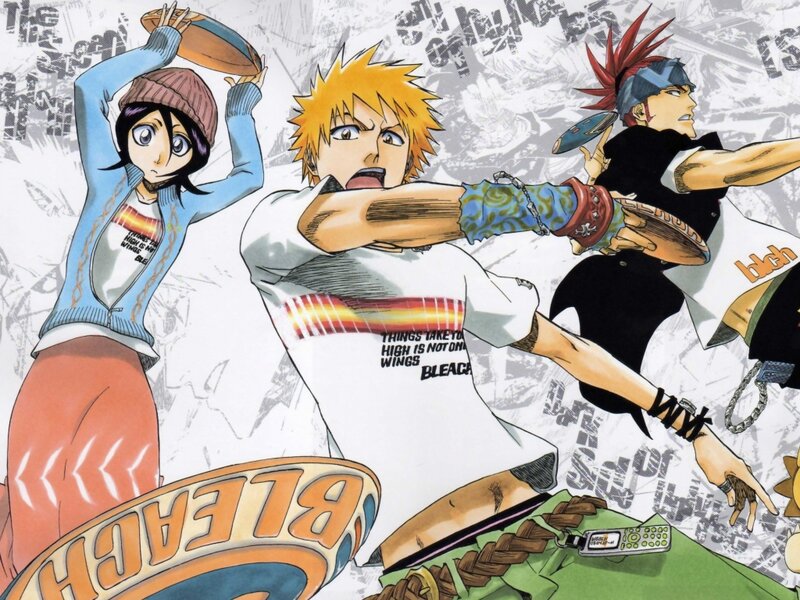 Three Anime Characters — White, Dynamic, Manga