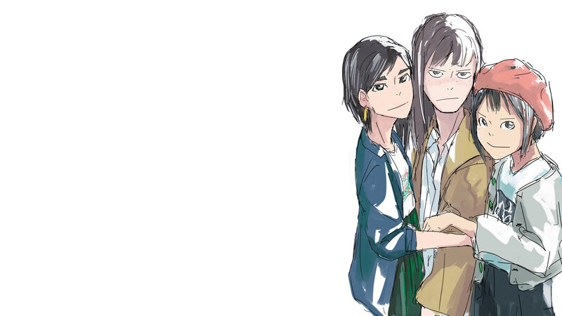 Three Anime Characters — White, Neutral, Manga