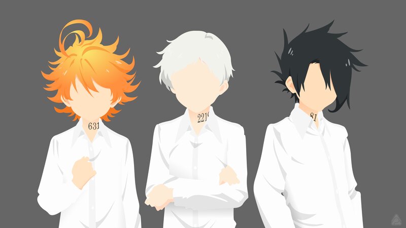 Three Anime Characters — White, Neutral, White Shirts