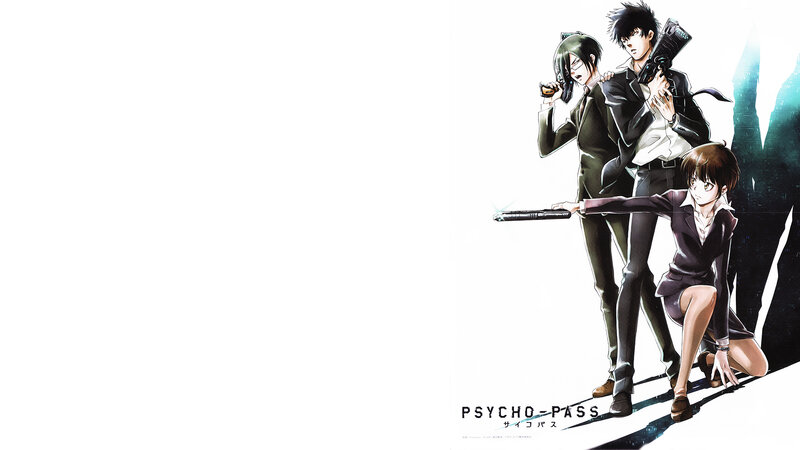 Three Anime Characters with Guns — Black, Dramatic
