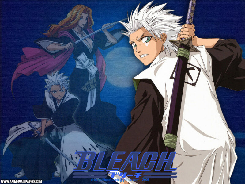 Three Anime Characters with Swords — Blue