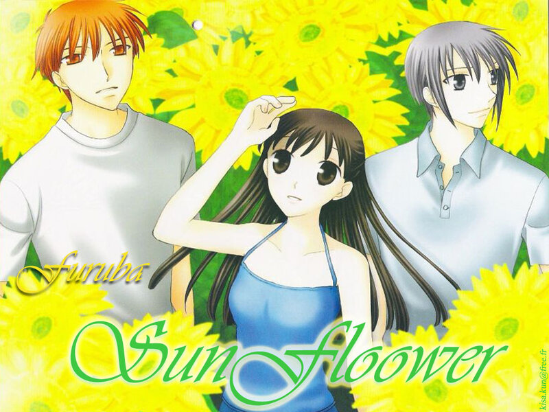 Three Anime Characters — Yellow, Bright